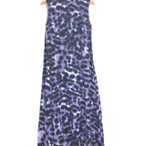 Violet DALA Fluid Animal Leopard Print Sleeveless Dress / CHRISTIAN WIJNANTS - Size 36