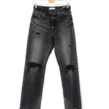Washed Black ODESSA Wide Straight Jeans / MOUSSY VINTAGE - Size 27