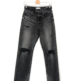 Washed Black ODESSA Wide Straight Jeans / MOUSSY VINTAGE - Size 27