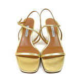 Washed Gold HUGO Kitten Heel Sandal (5cm) / EMME PARSONS - Size 40