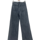 Washed Grey DANE Wide Leg Jeans / KHAITE - Size 28