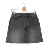 Washed Grey Denim Mini Skirt / JOE'S - Size 26
