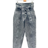 Washed Grey VIENO Paperbag Belted Pants / IRO - Size 38