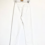 White 90'S PINCH WAIST High-rise Straight Jeans / AGOLDE - Size 25