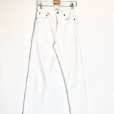 White 90'S PINCH WAIST High-rise Straight Jeans / AGOLDE - Size 25