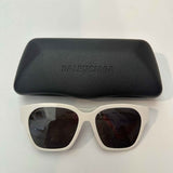 White Acetate Sunglasses / BALENCIAGA