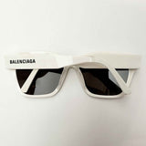 White Acetate Sunglasses / BALENCIAGA