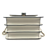 White Agate Serpenti Forever Calfskin Leather Shoulder Bag with Shelly Twilly / BVLGARI