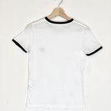 White ANAGRAM Slim Fit Jersey Tee / LOEWE - Size XS