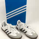 White and Black Stripes SAMBA Vegan / ADIDAS - Size 38