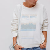 White ARLO Desert Road Sweatshirt / ANINE BING - Size M