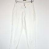 White Barrel-leg Trousers / FRAME - Size 26