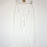 White Barrel-leg Trousers / FRAME - Size 26