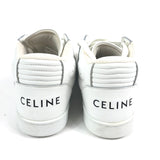 White Calf Leather Laced-up High Top CT-02 Sneakers / CELINE - Size 39