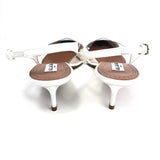 White COEUR Slingback Pumps / ALAIA - Size 38