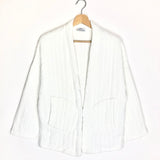 White Cotton Gauze Jacket / INEO COUTURE - One Size