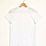 White Cotton-jersey V-neck Short Sleeves Tee / RAG & BONE - Size XS