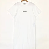 White Cotton Logo Knit T-shirt Dress / STELLA MCCARTNEY - Size 40