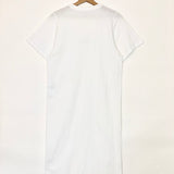 White Cotton Logo Knit T-shirt Dress / STELLA MCCARTNEY - Size 40