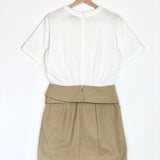 White Paneled Cotton and Twill Dress / 3.1 PHILLIP LIM - Size 6