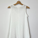 White Cotton Tank Top / INSPIRATION STUDIO - Size - S/M