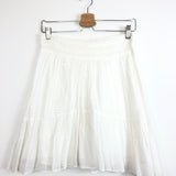 White Cotton Voile Skirt / ISABEL MARANT ETOILE - Size 40