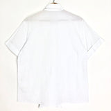 White CRUISE Star Jacquard Short Sleeve Shirt / CHANEL - Size 40