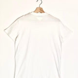 White Crystal Embroidered Cotton Jersey T-Shirt / PRADA - Size S