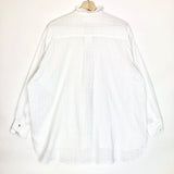 White DARCEY Cotton Ruffled Shirt / STUDIO WYLDER - One Size