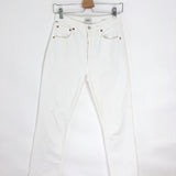 White Denim High Waist Straight Leg Jeans / CITIZENS OF HUMANITY - Size 26