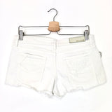 White Denim Mini Shorts / ZADIG & VOLTAIRE - Size 38