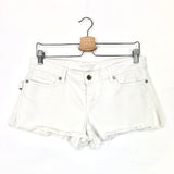 White Denim Mini Shorts / ZADIG & VOLTAIRE - Size 38