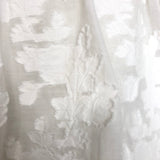 White Floral Lace JORDANNA Blouse / SEZANE - Size 38
