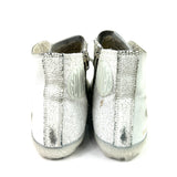 White FRANCY Pony Hair Trim High Top Sneakers / GOLDEN GOOSE - Size 38