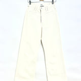 White GAUCHO High Rise Wide-leg Denim Jeans / CITIZENS OF HUMANITY - Size 24