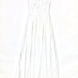 White Halterneck Side Slit Maxi Dress / DISSH - Size AU 6