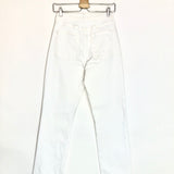 White HIGH RISE STOVEPIPE Stretch Jeans / AGOLDE- Size 26