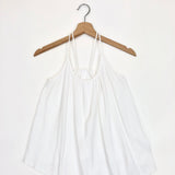 White HILTON Crisscross Back Straps Top / BA&SH - Size 0