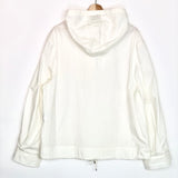White Hooded Cotton Wide Jacket / CHRISTIAN WIJNANTS - Size 38