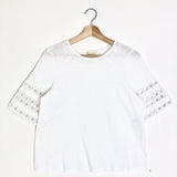 White HORTENSE Cotton T-Shirt / SEZANE - Size M