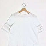 White HORTENSE Cotton T-Shirt / SEZANE - Size M