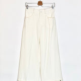 White JEERA Wide Tailored Pants / AERON - Size 36