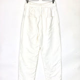 White KAORI Cotton and Linen Blend Twill Tapered Pants / ISABEL MARANT - Size 42