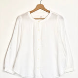 White LARK Cotton Gauze Shirt / XIRENA - Size S