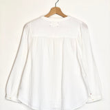 White LARK Cotton Gauze Shirt / XIRENA - Size S