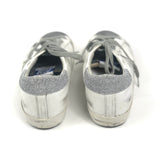 White Leather with Gray Suede and Swarovski Crystal Heel-tab  SUPERSTAR Low Top Sneakers / GOLDEN GOOSE - Size 37