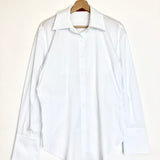 White LOCH Poplin Button Down Shirt / SIMON MILLER - Size S