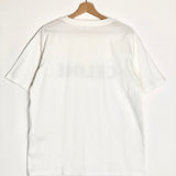 White Logo Cotton Loose T-shirt / CELINE - Size S