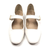 White MICHAELA Mary Jane Flats / SAM EDELMAN - Size 39