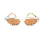 White MONDRI WC5 Cat-Eye Acetate Sunglasses / GENTLE MONSTER